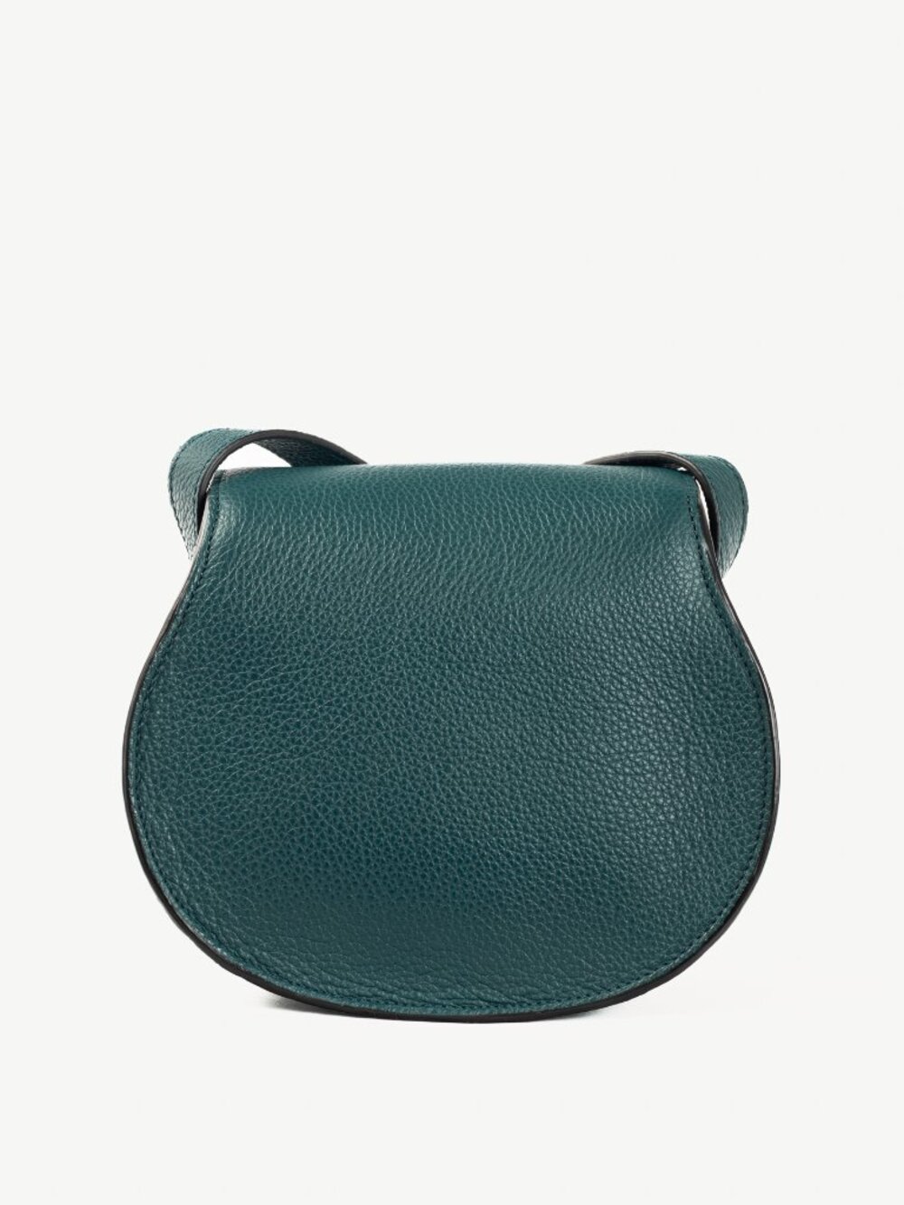 Chloe Marcie Small Steel Blue Grained Leather Crossbody - Picture 4 of 12